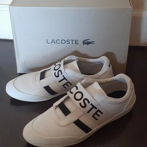 LIKE NEW Lacoste Misano men sneakers size 11.5 US worn once/with box